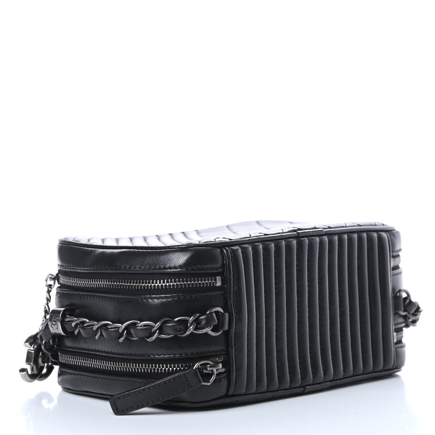 Lambskin Small Coco Boy Camera Case Black