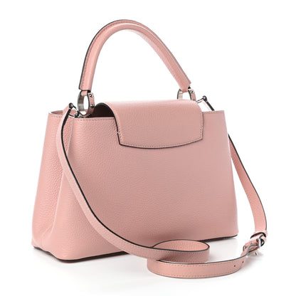 Louis Vuitton Taurillon Capucines PM Magnolia 3 of 9