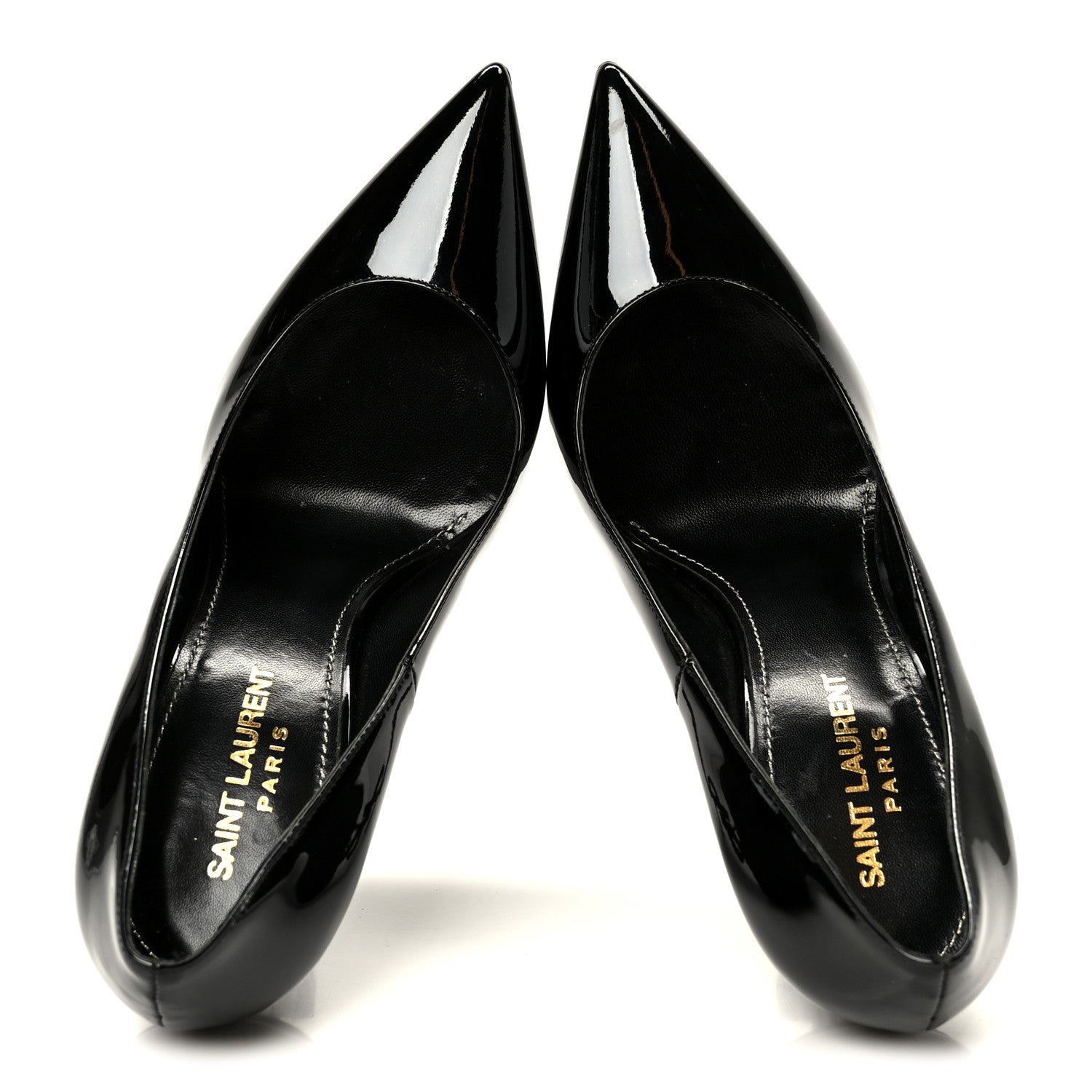 Saint Laurent Patent Opyum 110 Pumps 37 Black 2 of 9