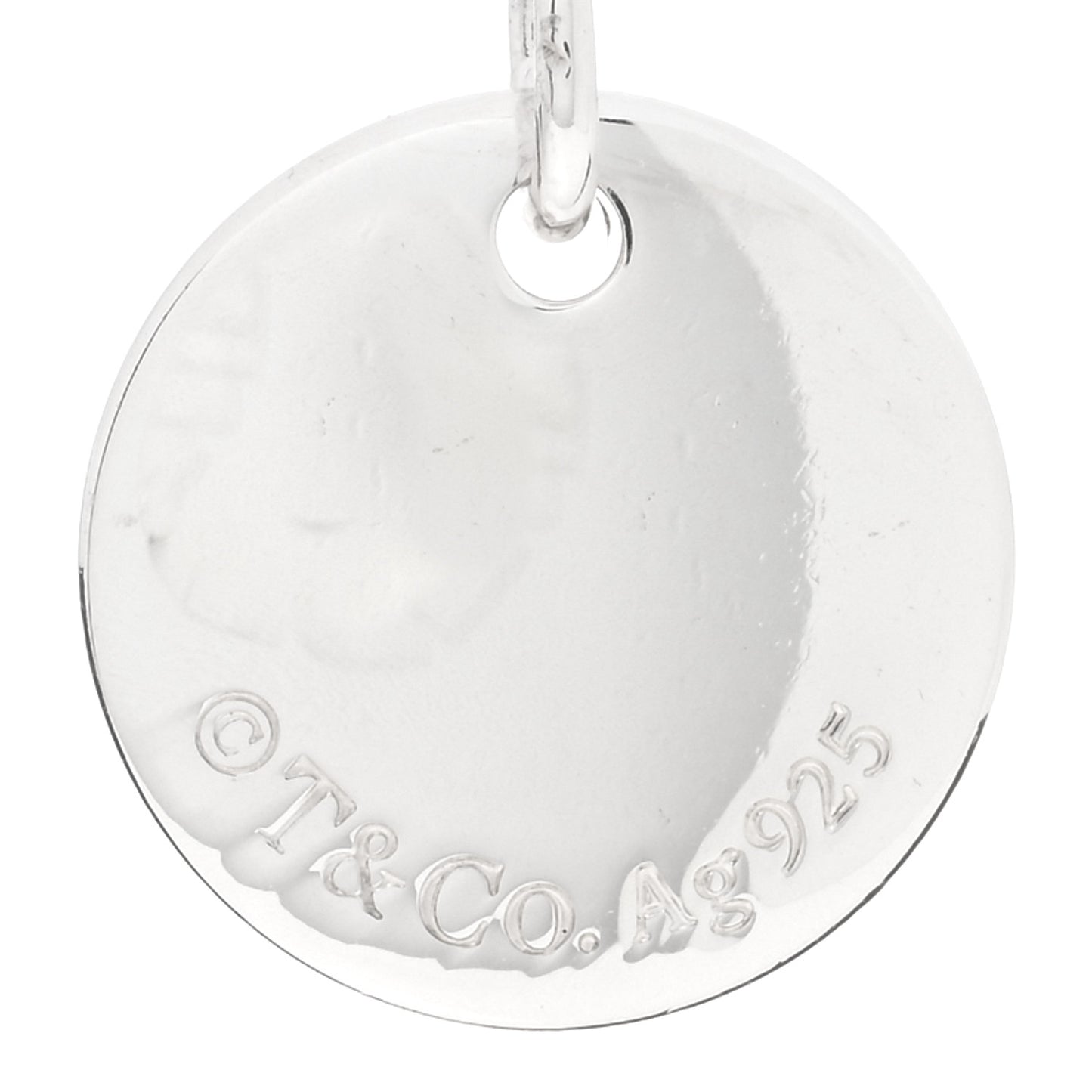 Sterling Silver Letter D Disc Charm