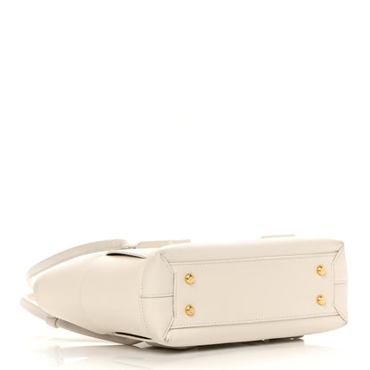 Bottega Veneta French Calfskin Maxi Intrecciato Small Arco Bianco 4 of 15