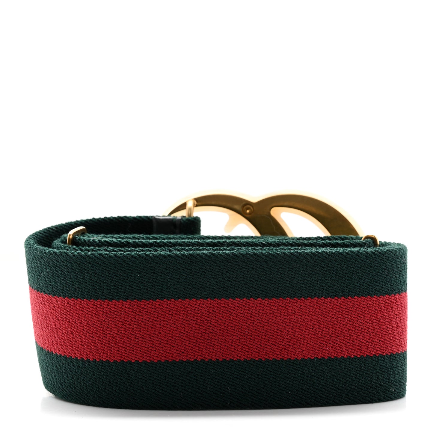 Web Elastic Plexiglass GG Marmont Belt 85 34 Red Green