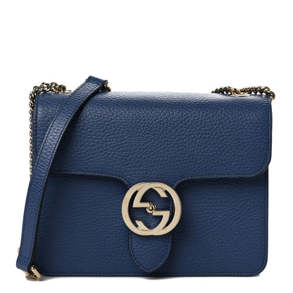 Gucci Dollar Calfskin Small Interlocking G Shoulder Bag Caspian 1 of 10