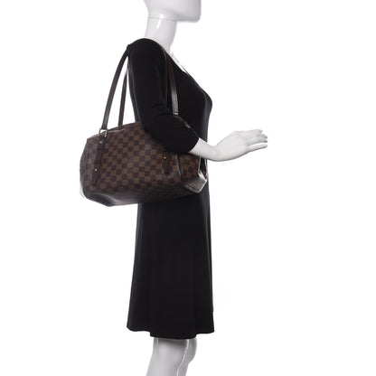 Louis Vuitton Damier Ebene Rivington GM 2 of 9