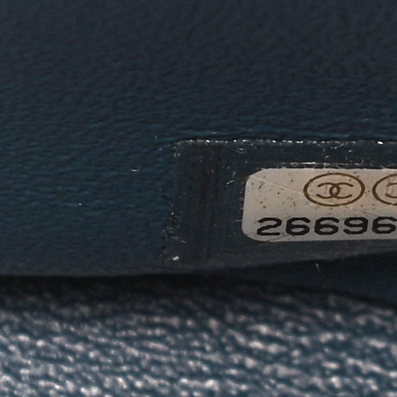 Chanel Caviar Quilted Business Affinity Backpack Blue 6 of 11
