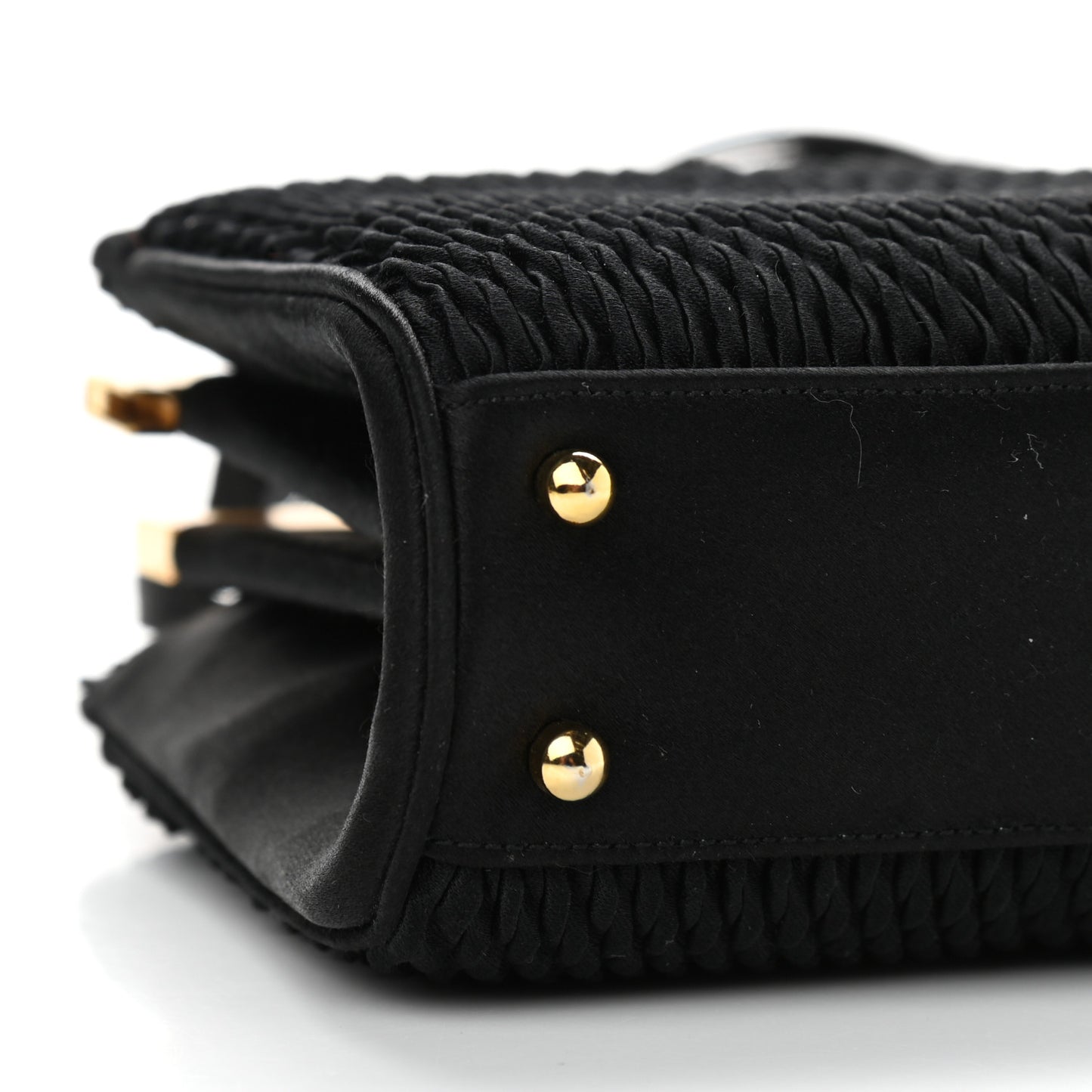 Satin Butterfly Evening Clutch Black