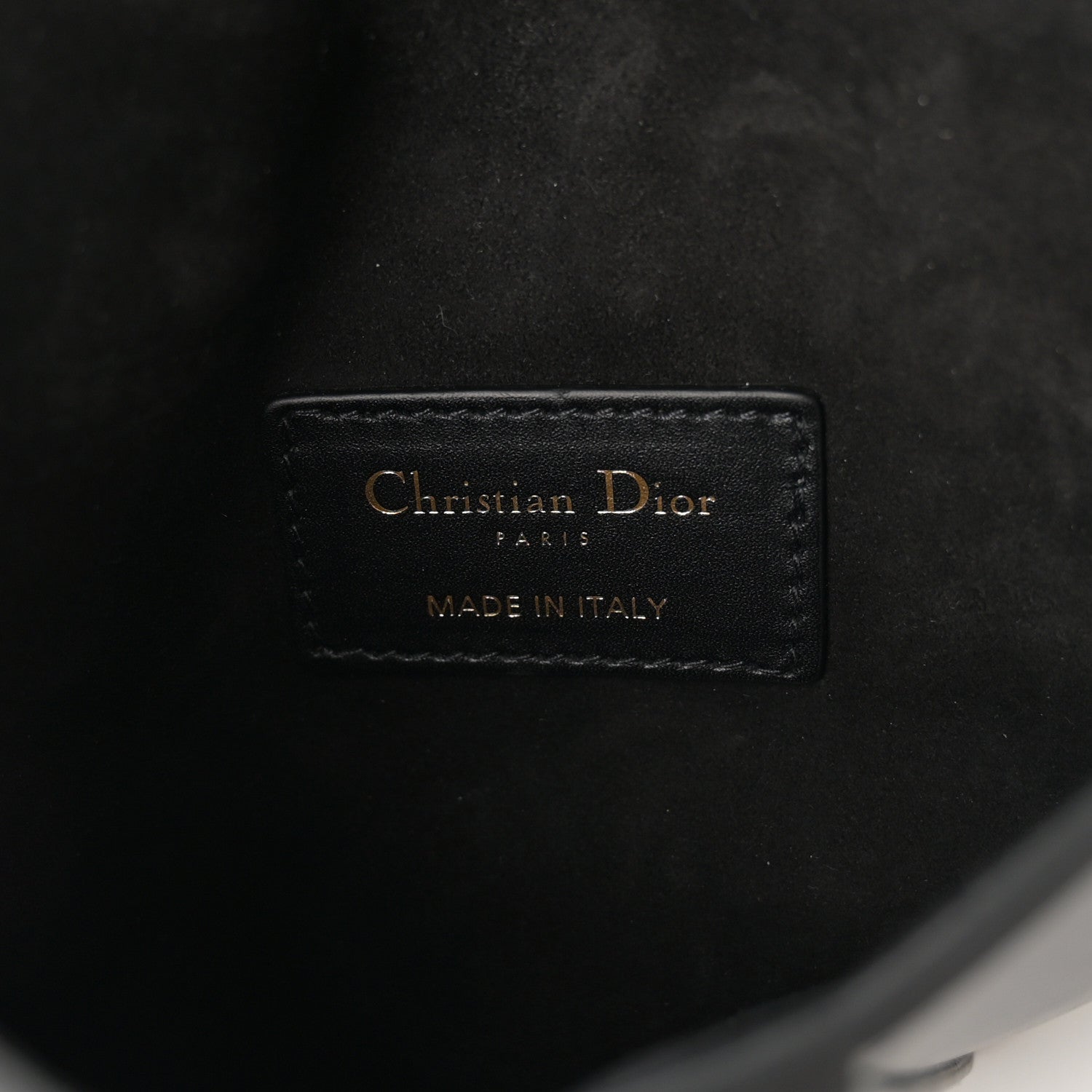 Christian Dior Calfskin Saddle Belt Bag Black 6 of 9