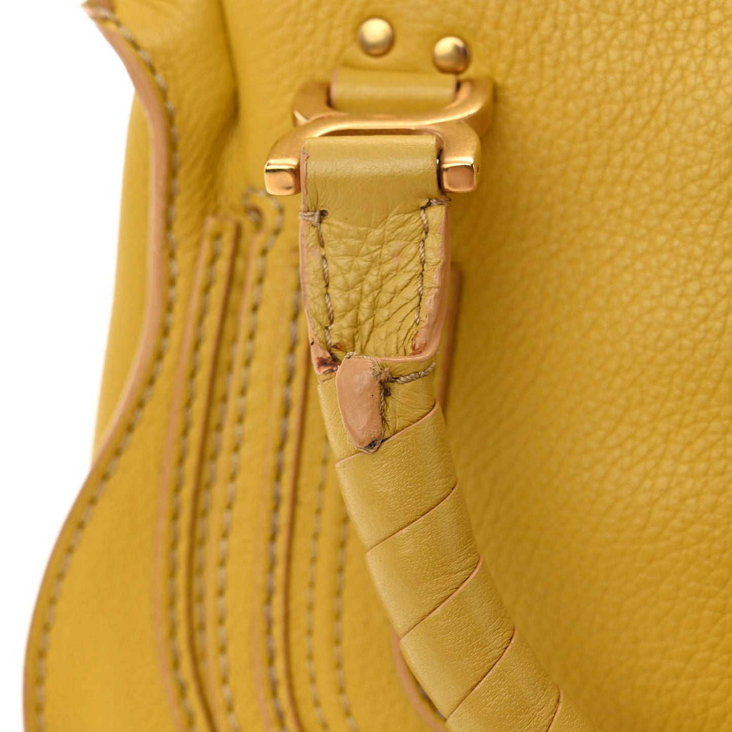 Calfskin Mini Marcie Satchel Citrus Grove