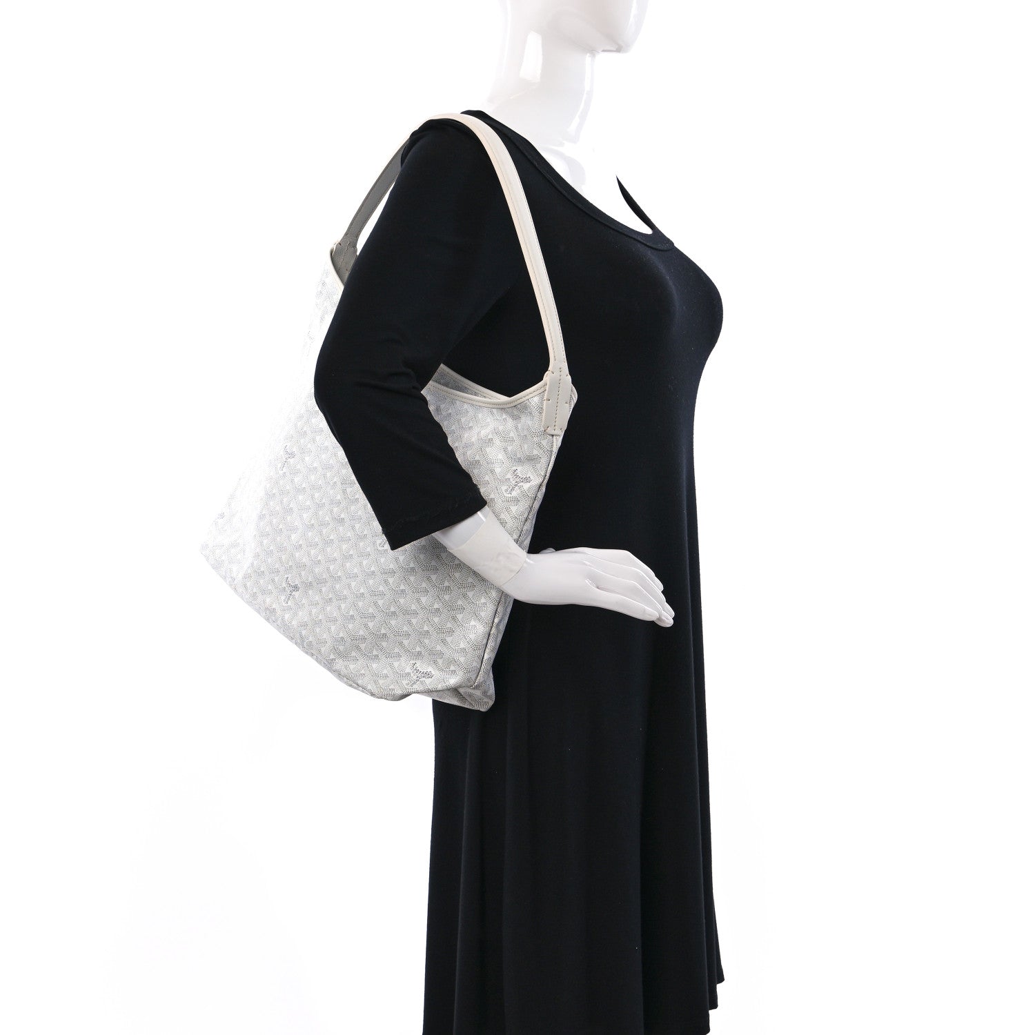 Goyard Goyardine Boheme Hobo White 2 of 11