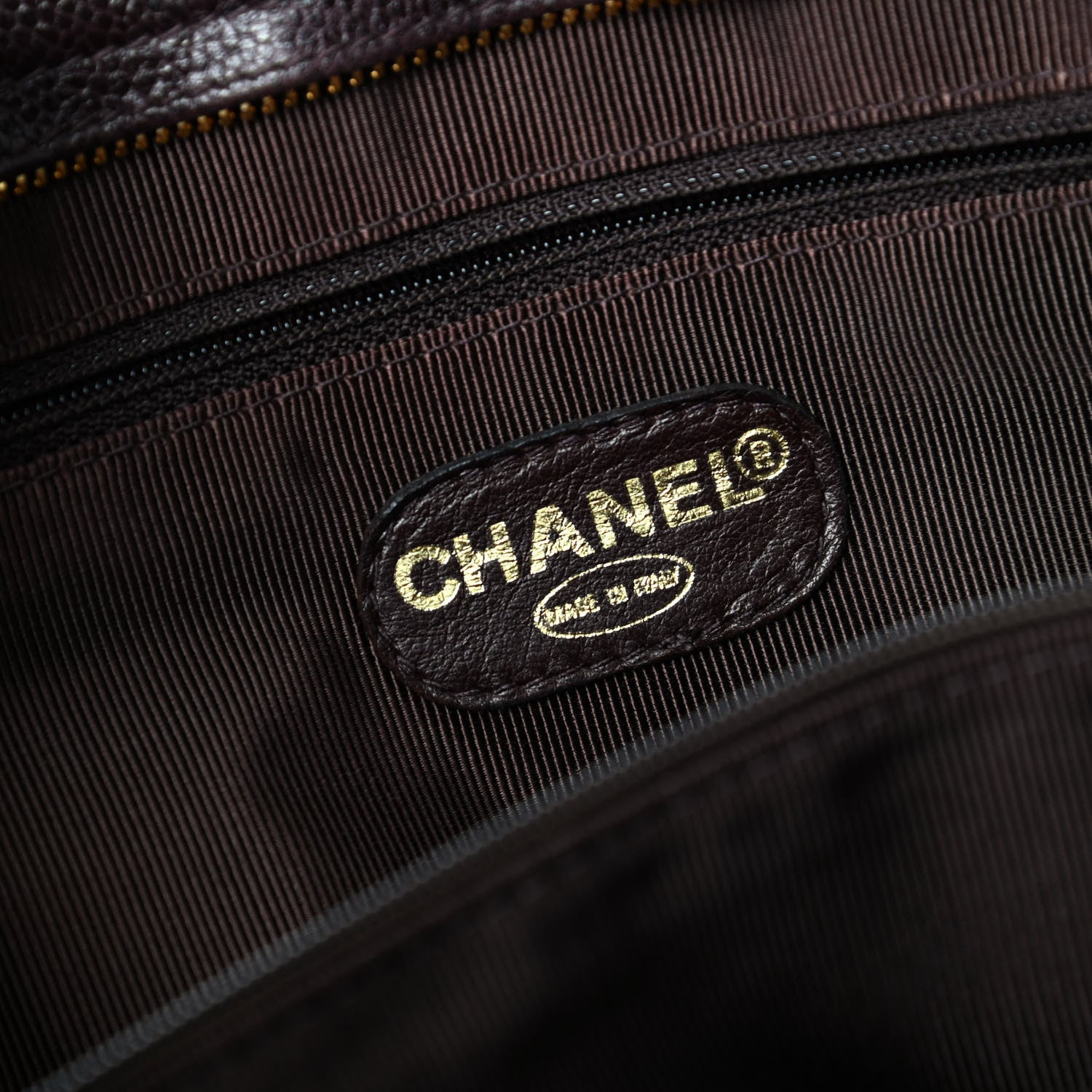 Chanel Caviar Flap Shoulder Bag Brown 8 of 10