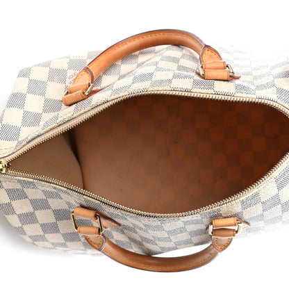 Louis Vuitton Damier Azur Speedy 30 4 of 6