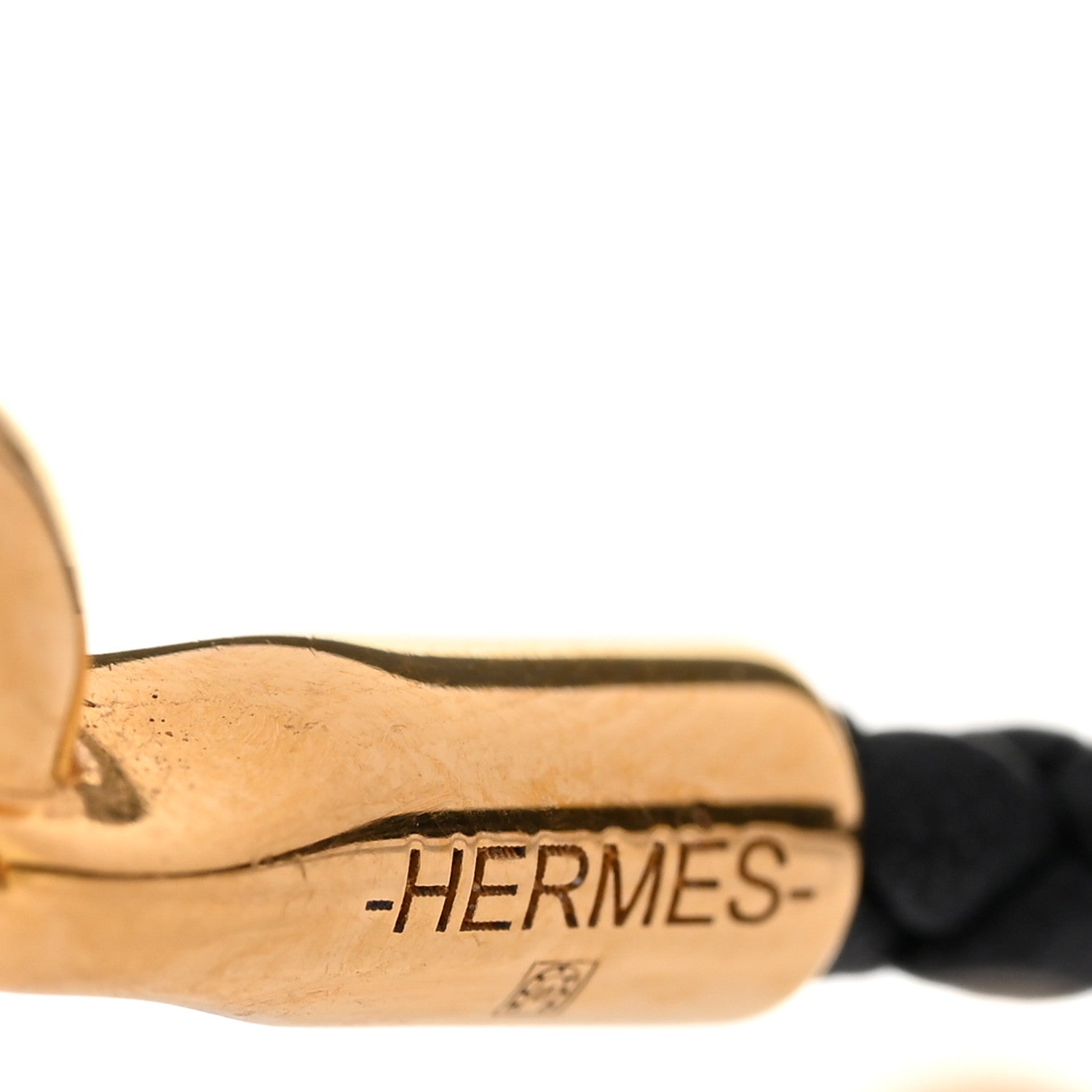 Hermes Swift Double Tour Glenan Bracelet T3 Black 4 of 5