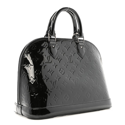 Louis Vuitton Vernis Alma PM Noir Magnetique 3 of 10