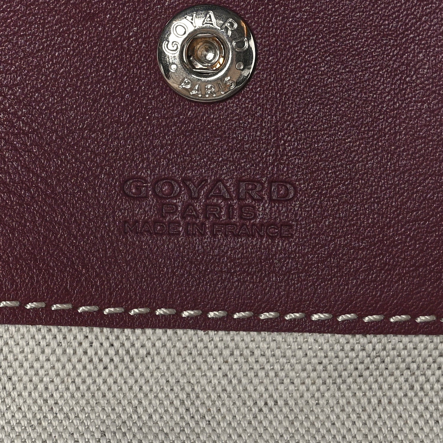 Goyard Goyardine Reversible Anjou PM Burgundy 11 of 16