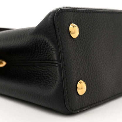 Louis Vuitton Taurillon Capucines PM Black Rose Berlingot 8 of 10