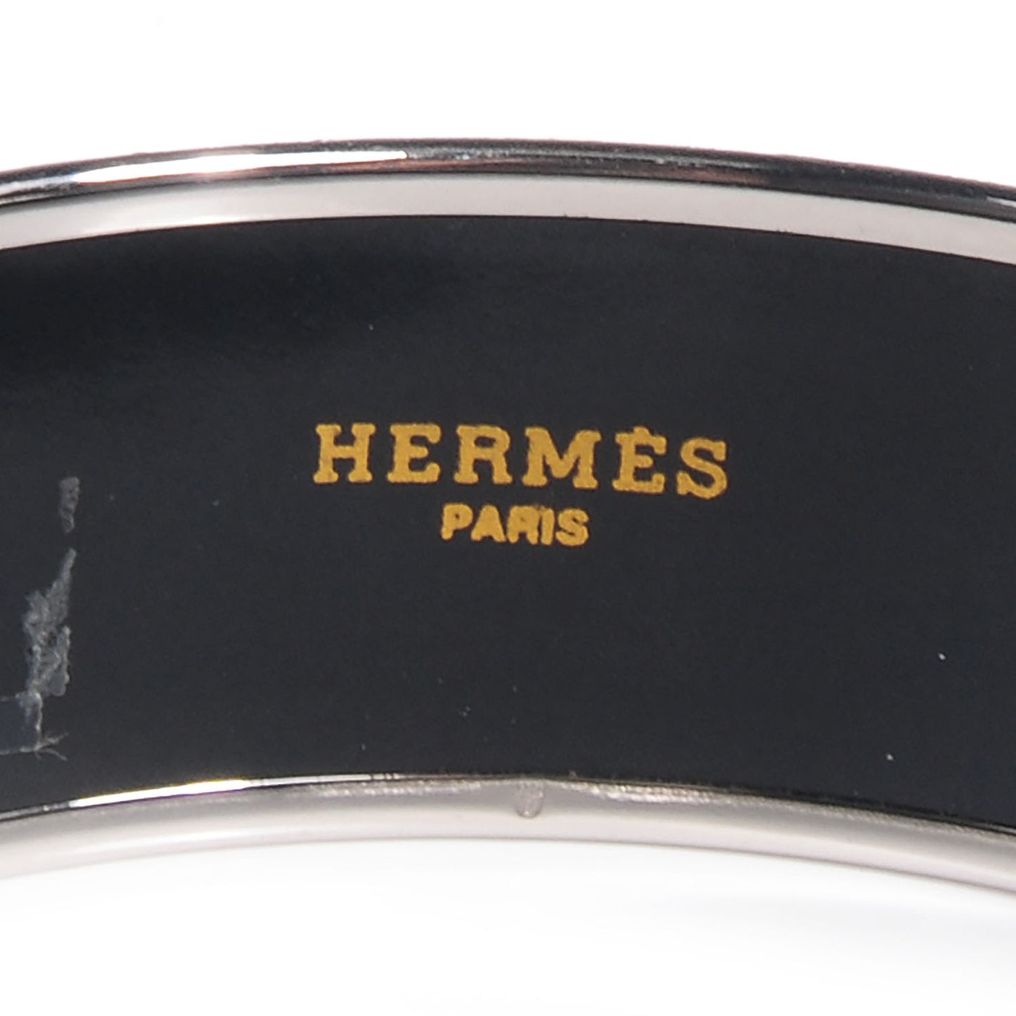 Enamel Printed Carriage Wide Bracelet 70