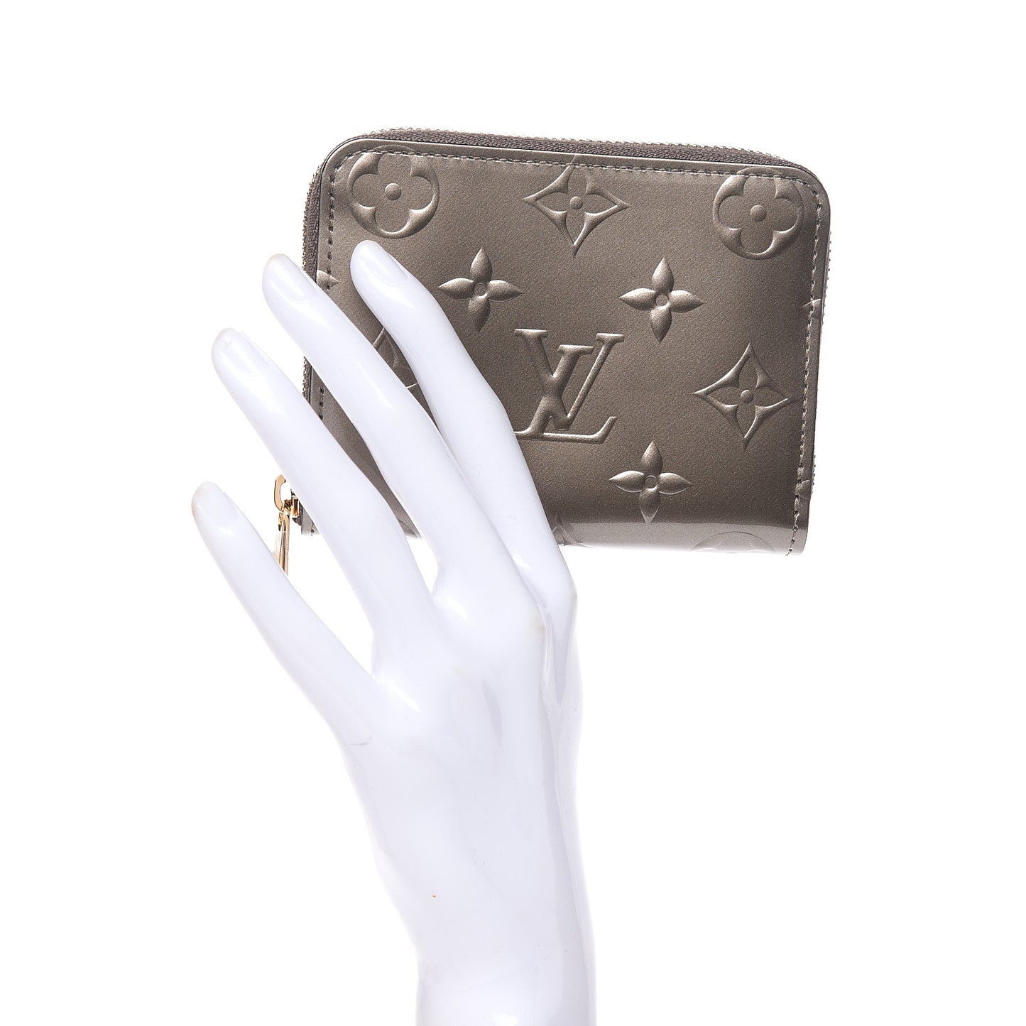Vernis Zippy Coin Purse Champagne Metallise