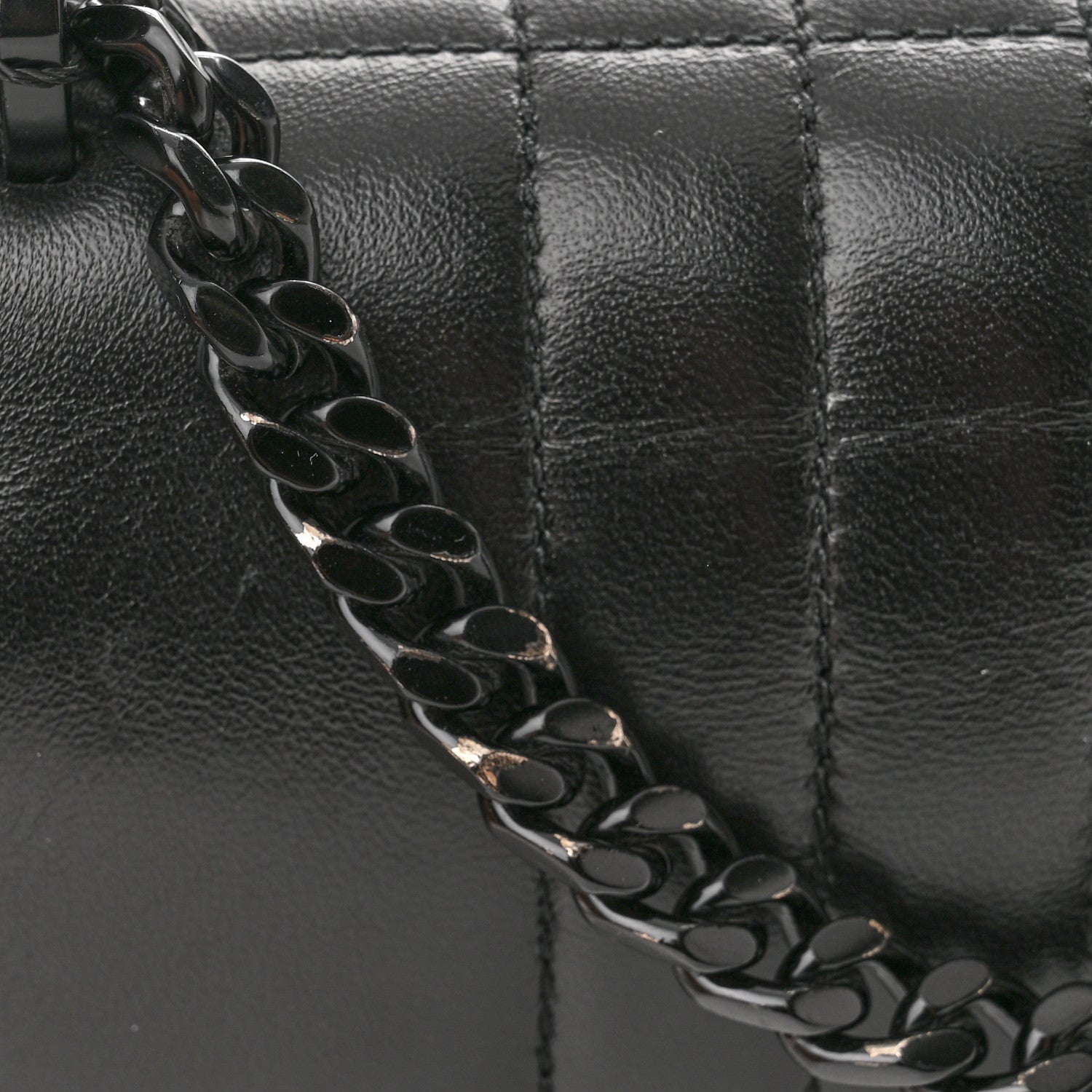 Burberry Lambskin Quilted Small Lola Bag Black 9 of 9