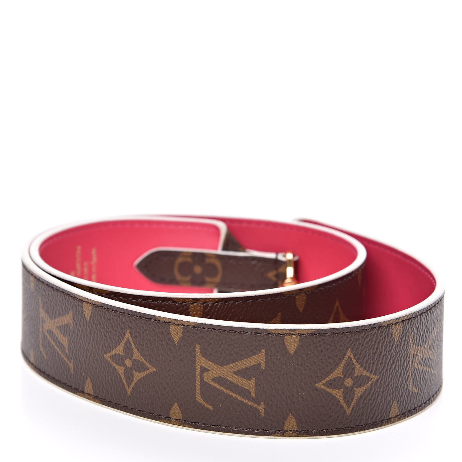 Louis Vuitton Monogram Bandouliere Shoulder Strap Hot Pink 2 of 5