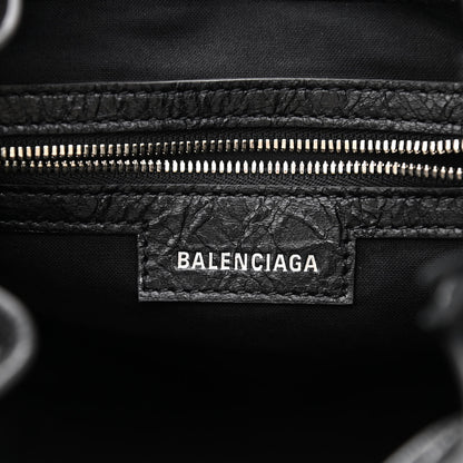 Balenciaga Agneau Arena Le Cagole Bucket Bag XS Black 6 of 10