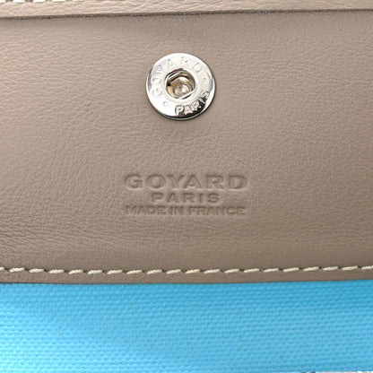 Goyard Goyardine Saint Louis Claire Voie GM Grege Turquoise 7 of 11