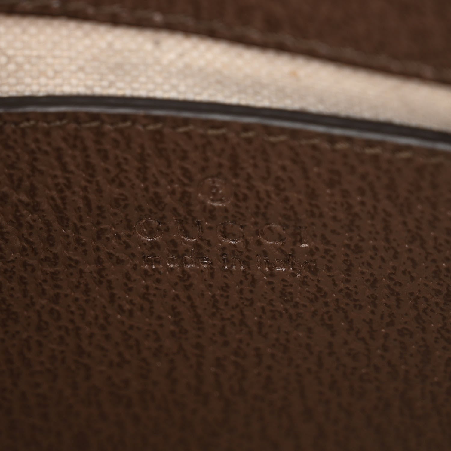 Gucci GG Supreme Monogram Textured Dollar Calfskin Web Small Ophidia GG Handbag Beige Ebony New Acero 6 of 9