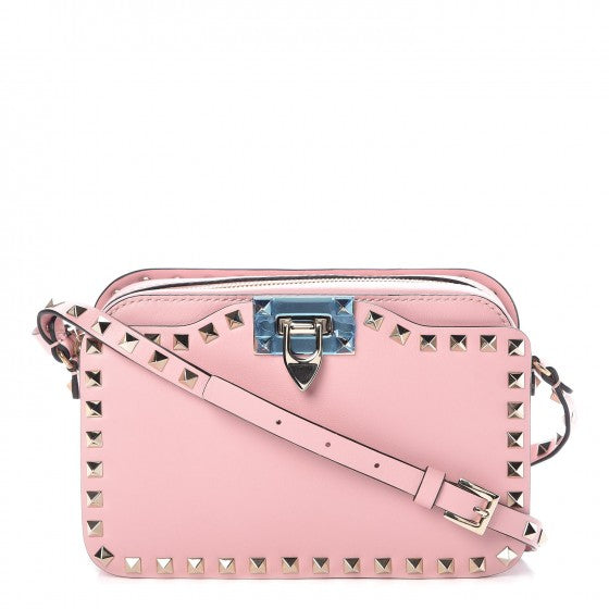 Valentino Garavani Calfskin Rockstud Flip Lock Camera Crossbody Bag Loto 1 of 1