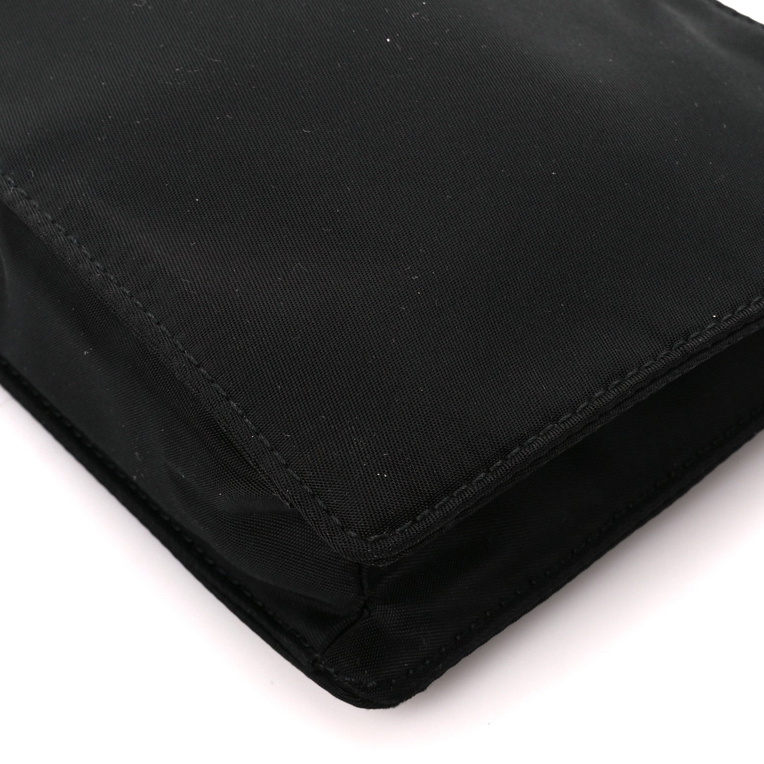 Prada Tessuto Nylon Saffiano Pochette Black 10 of 12