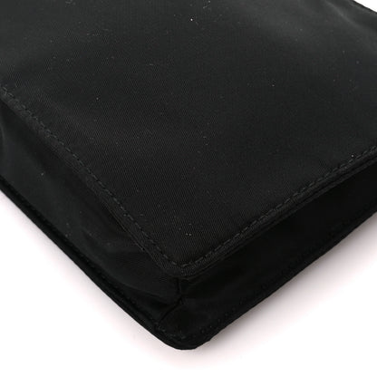 Prada Tessuto Nylon Saffiano Pochette Black 10 of 12