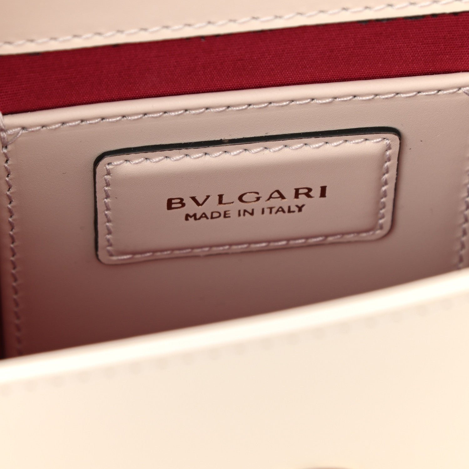 Bulgari Calfskin Serpenti Forever Crossbody Bag White Agate 7 of 8
