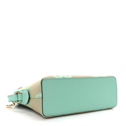 Gucci Monogram Jumbo GG Textured Dollar Calfskin Small Ophidia Dome Shoulder Bag Beige Pepperlight Mint 4 of 9