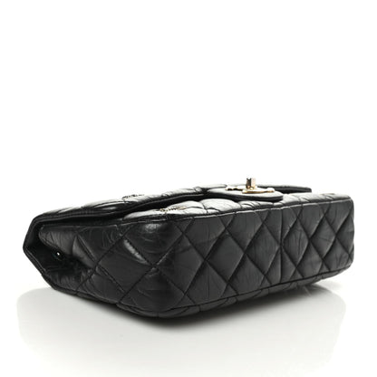 Chanel Aged Calfskin Quilted Medium Medallion Flap Black 3 of 8