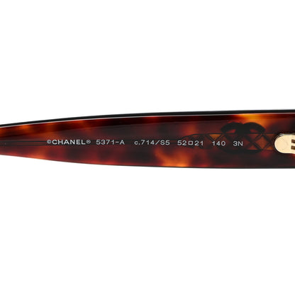 Chanel Acetate Butterfly Sunglasses 5371-A Tortoise 5 of 8