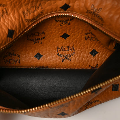 MCM Visetos Medium Side Studs Stark Backpack Cognac 6 of 9