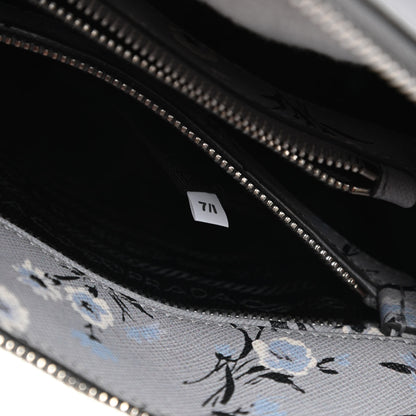 Prada Saffiano Soft Bouquet Medium Promenade Tote Acciaio 9 of 10