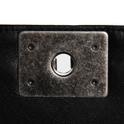 Chanel Calfskin Quilted Medium Double Stitch Boy Flap Black 6 of 9