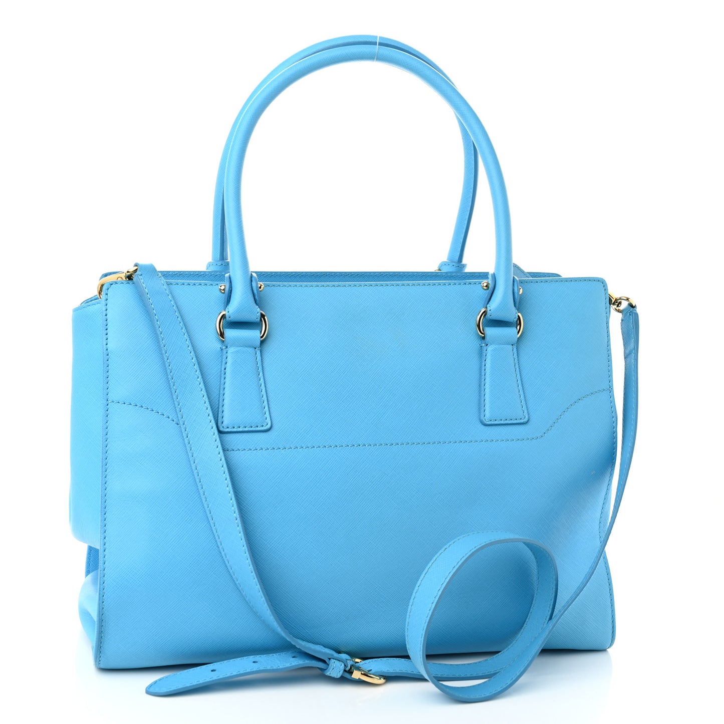 Printed Calfskin Beky Tote Cielo