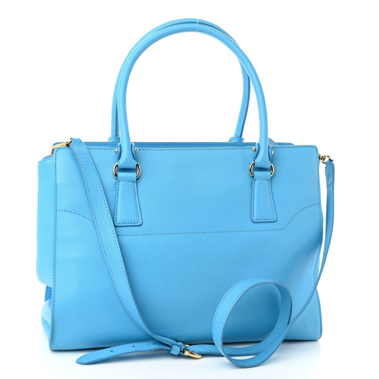 Salvatore Ferragamo Printed Calfskin Beky Tote Cielo 3 of 11