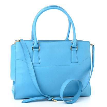 Salvatore Ferragamo Printed Calfskin Beky Tote Cielo 3 of 11