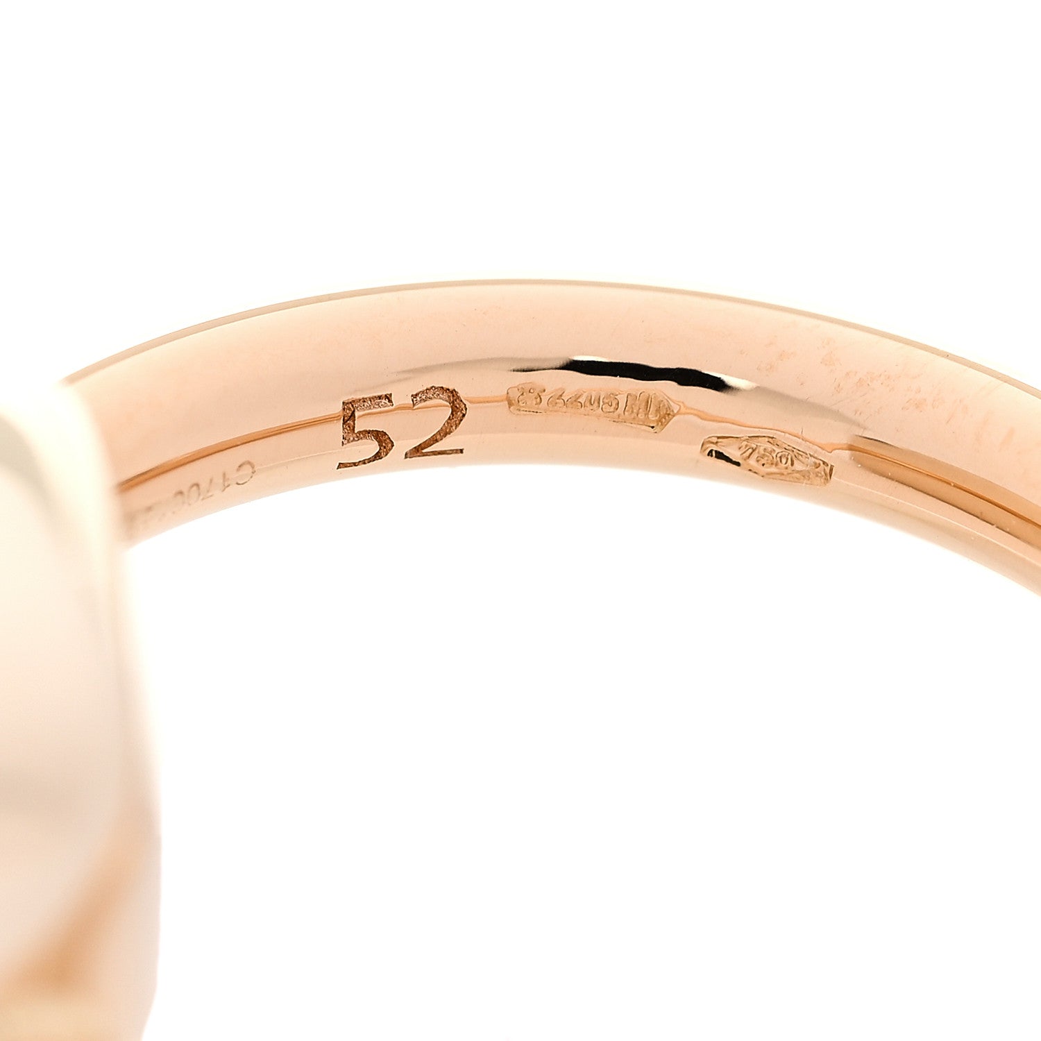 Pomellato 18K Rose Gold Blue Topaz Nudo Maxi Ring 52 6 6 of 8