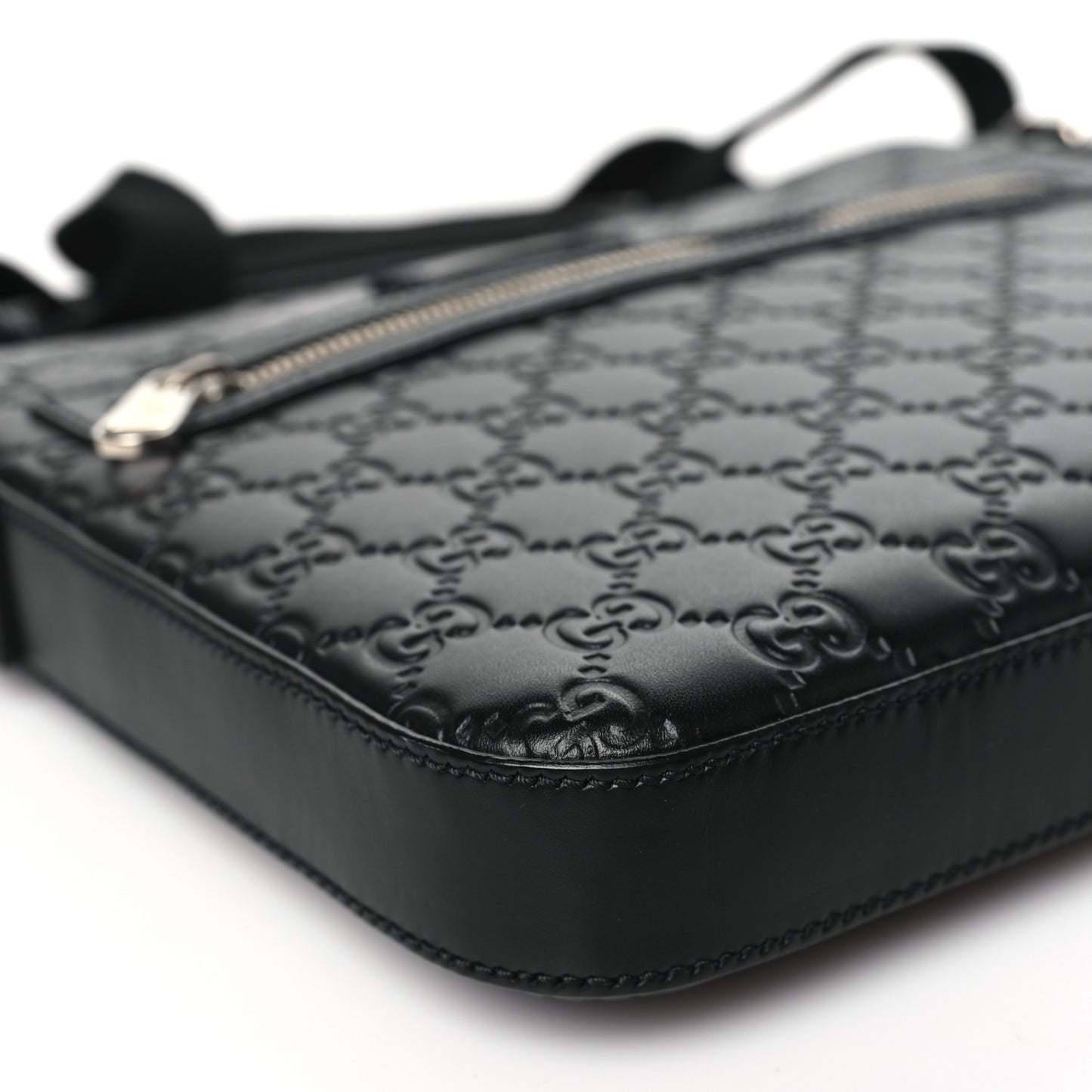 Guccissima Signature Small Messenger Bag Black