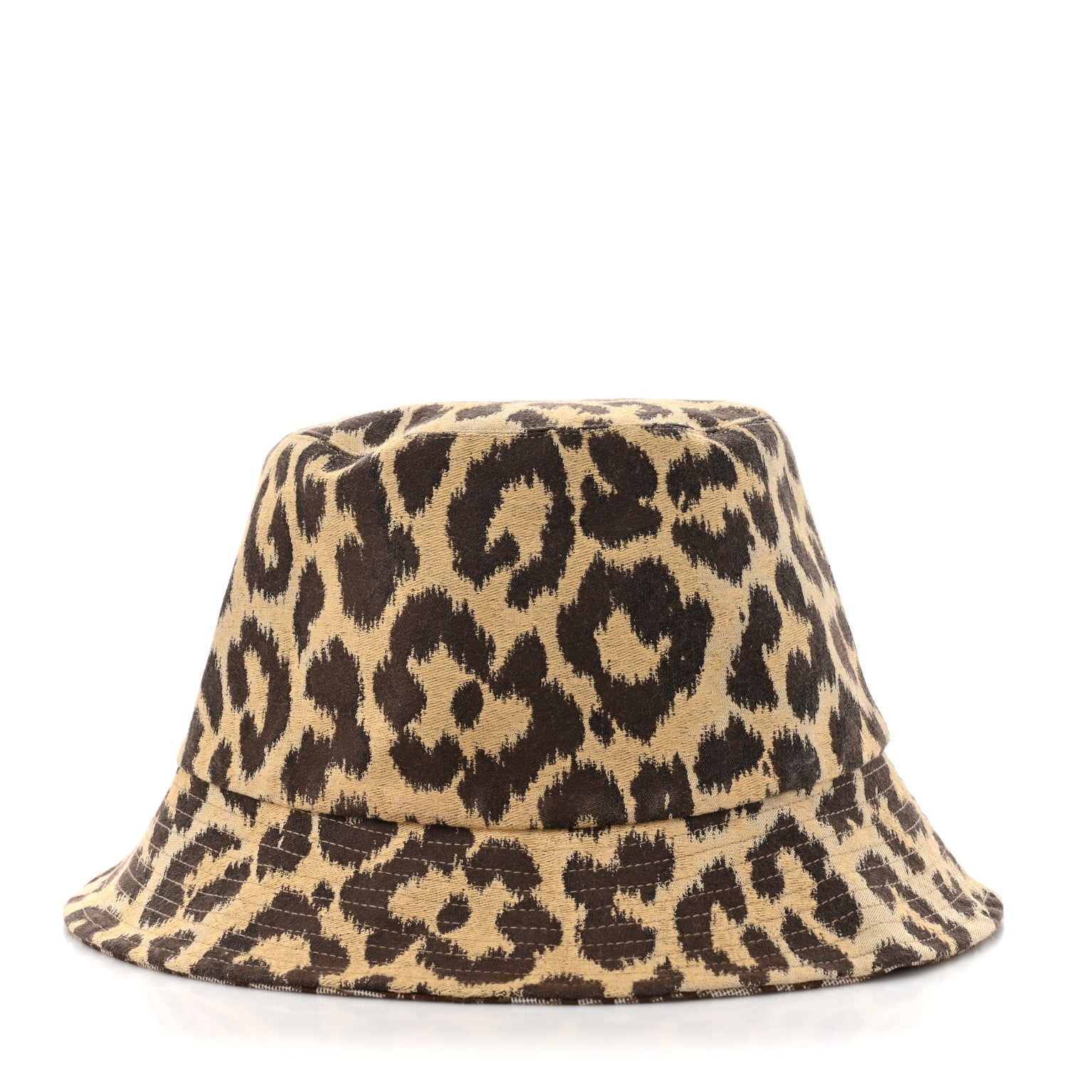 Christian Dior Oblique Leopard Reversible Mizza Bucket Hat Beige 10 of 12