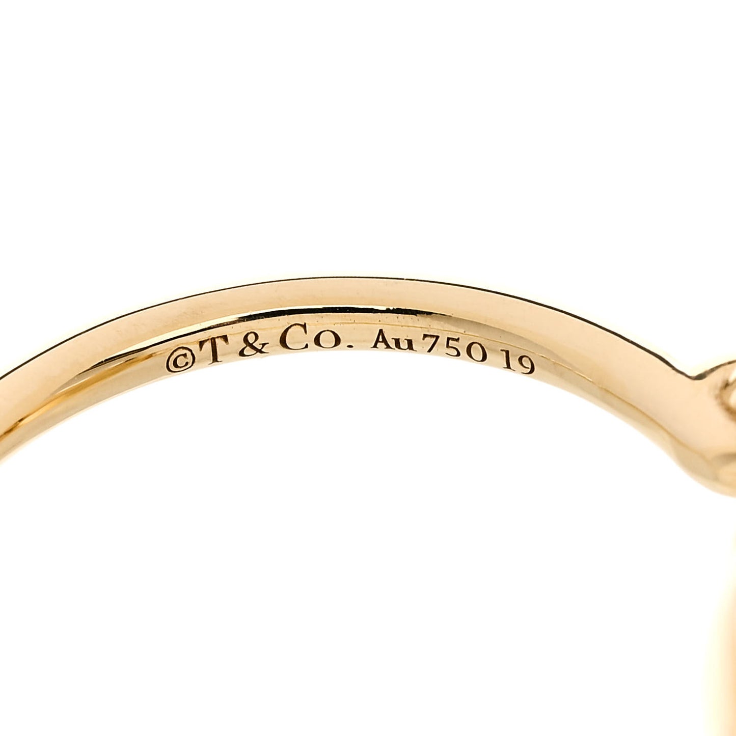 18K Yellow Gold Return to Tiffany Full Heart Ring 53 6.25