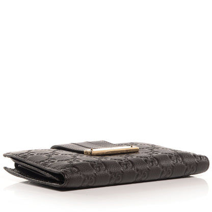 Gucci Guccissima Ladies Web Long Wallet Chocolate 4 of 7