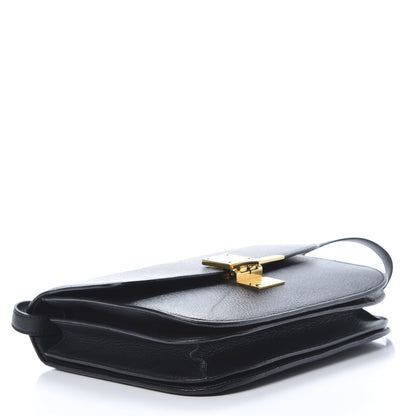 Celine Goatskin Medium Classic Box Flap Bag Black 4 of 16