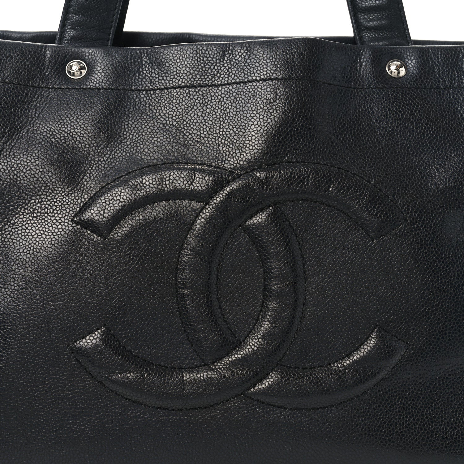 Chanel Caviar Executive Cerf Shopper Tote Black Black 8 of 10