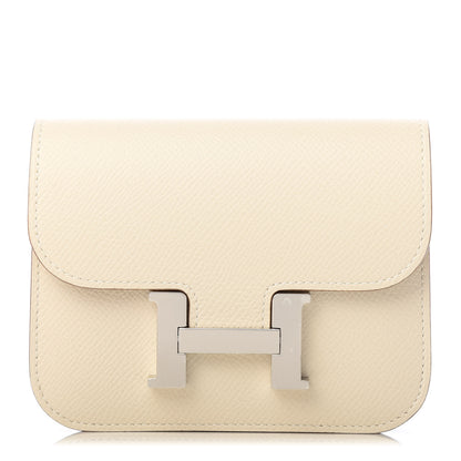 Hermes Epsom Constance Slim Wallet Craie 1 of 8