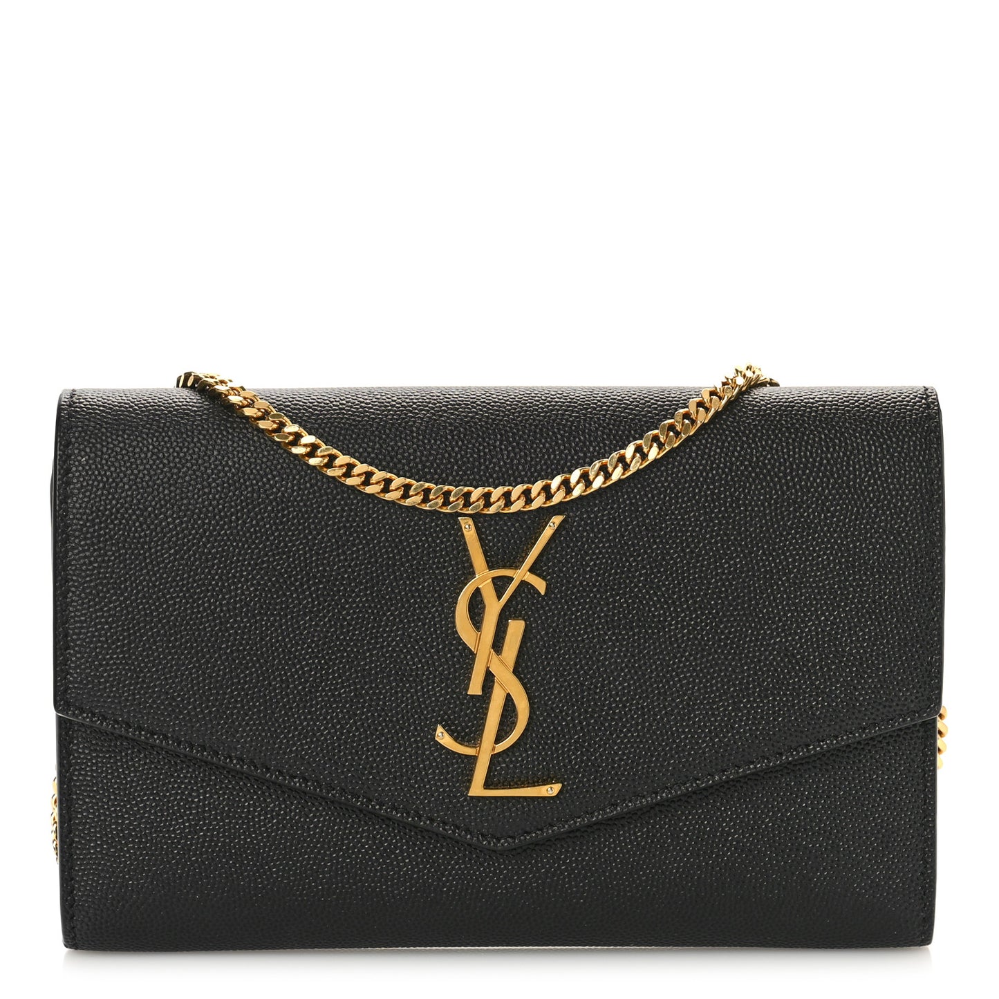 Grain De Poudre Monogram Uptown Chain Wallet Black
