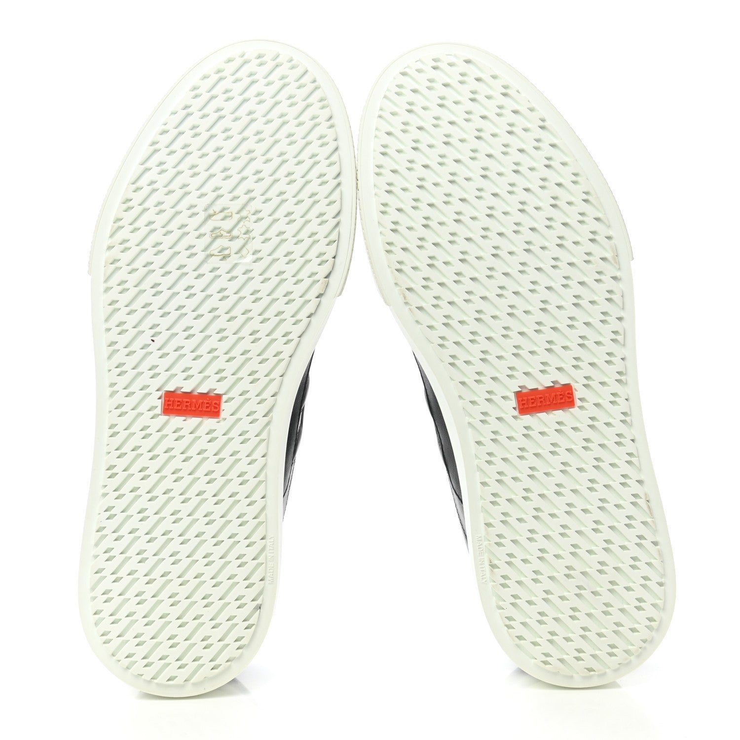 Hermes Calfskin Deep Sneakers 40 Black 5 of 9