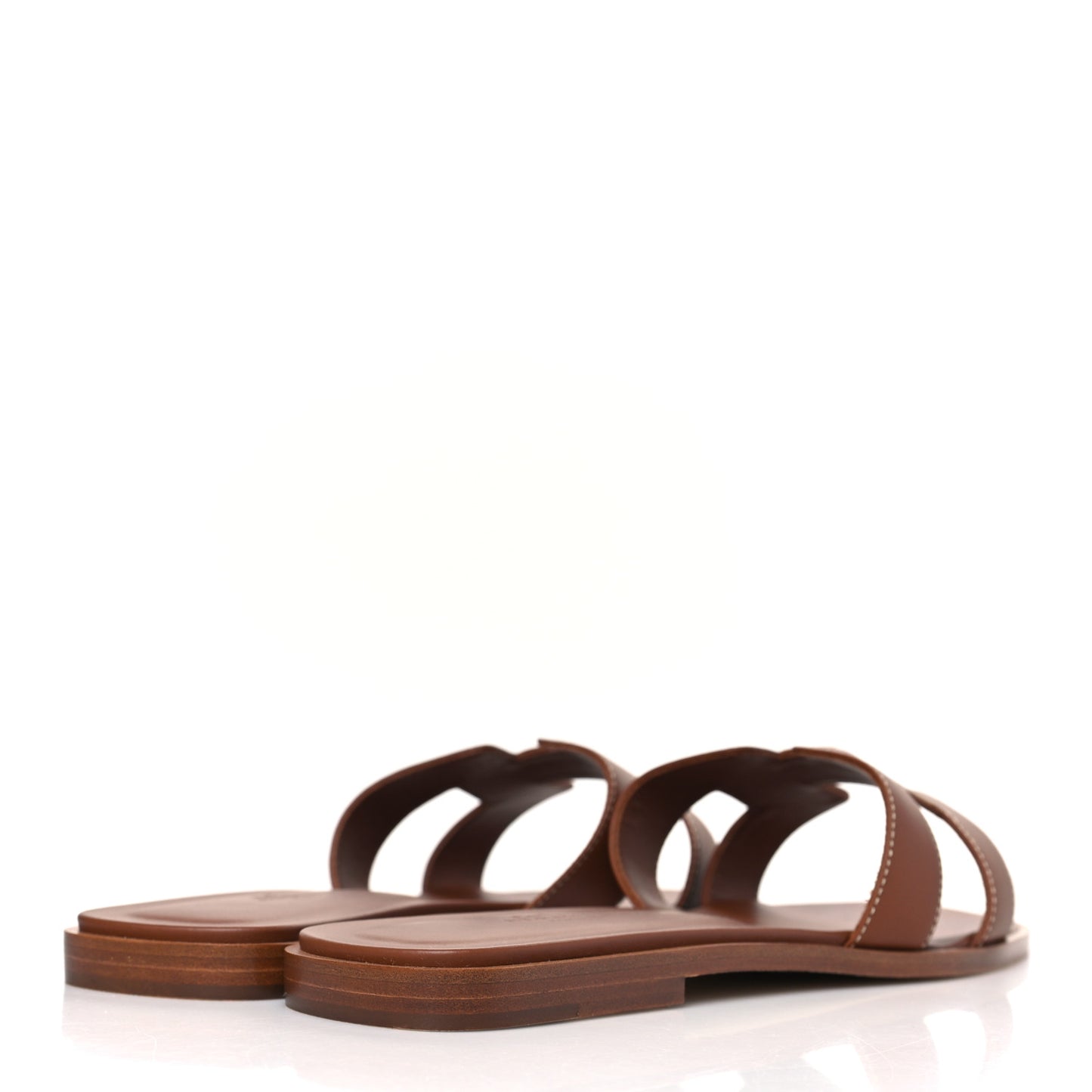 Box Calfskin Oran Sandals 41 Gold